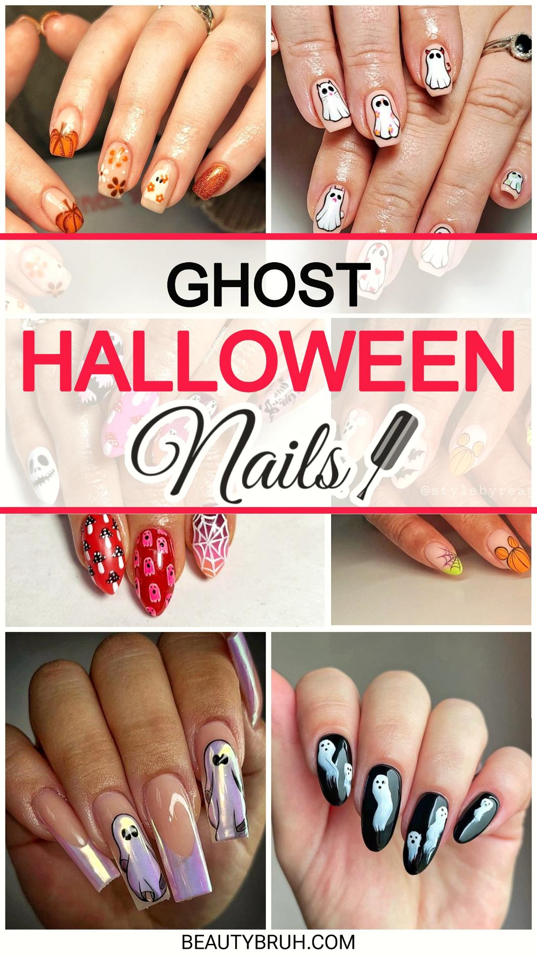 Best Ghost Halloween Nails
