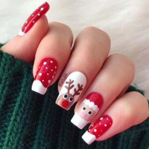 21 Trendy Classy Christmas Nails Inspo 2024   Christmas Nails Inspo 300x300 