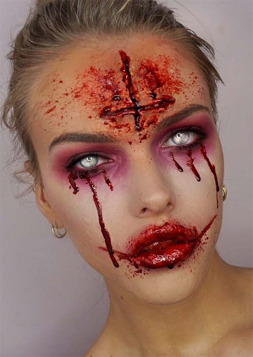 Creepy Halloween Makeup Ideas (5)