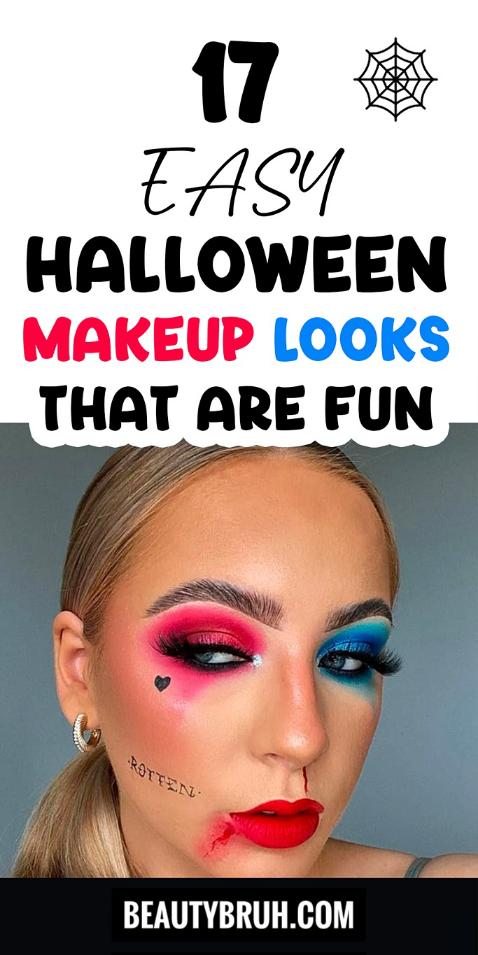 17 Easy Halloween Makeup Looks That Look Bomb