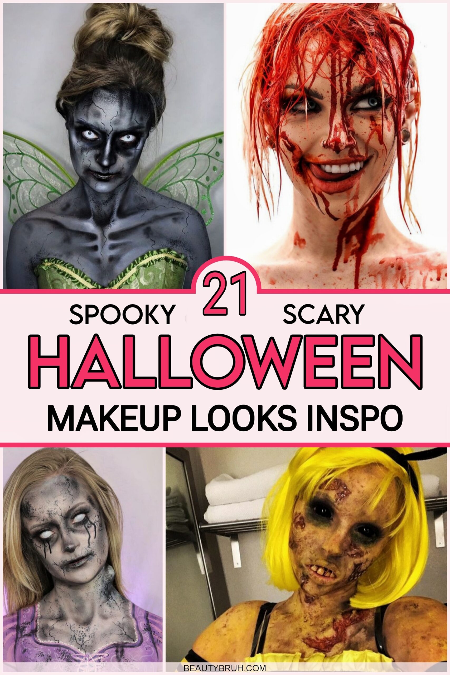 Spooky Scary Halloween Makeup Looks Inspo