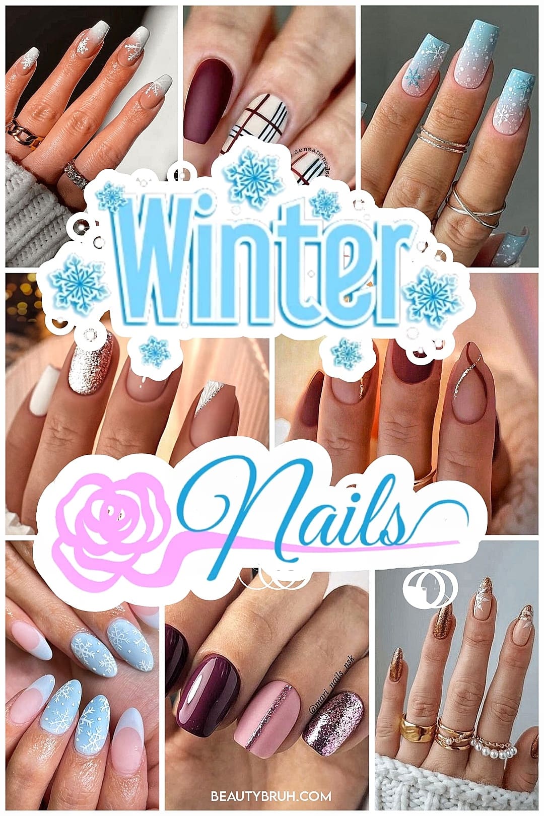 5 Winter Nail Looks for Short Nails: