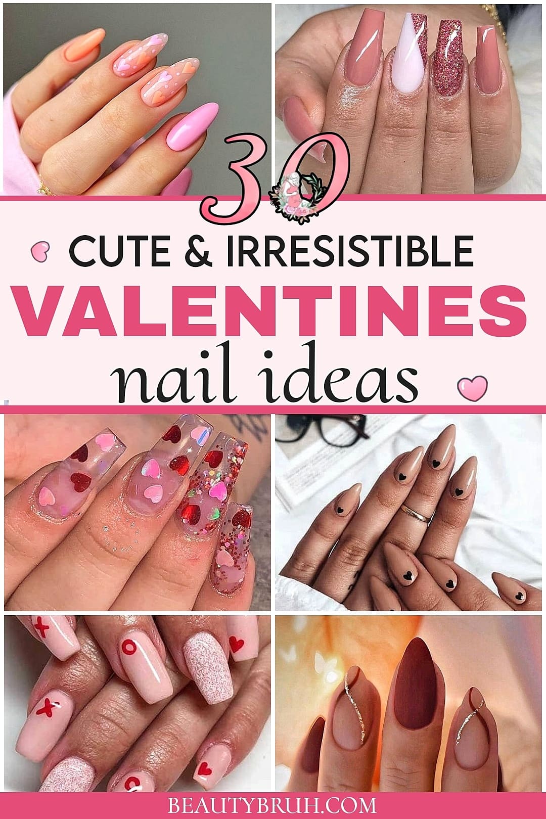 8 Cute & Easy Valentine's Day Nail Art Designs Ideas – DeBelle Cosmetix  Online Store