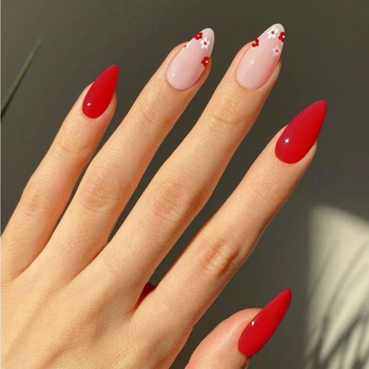 Cherry Red Nails