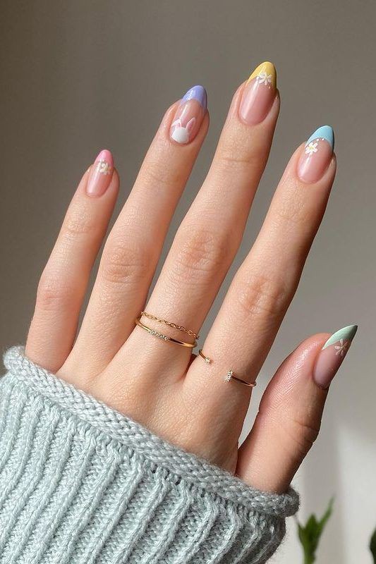 Simple Easter Nail Ideas (1)