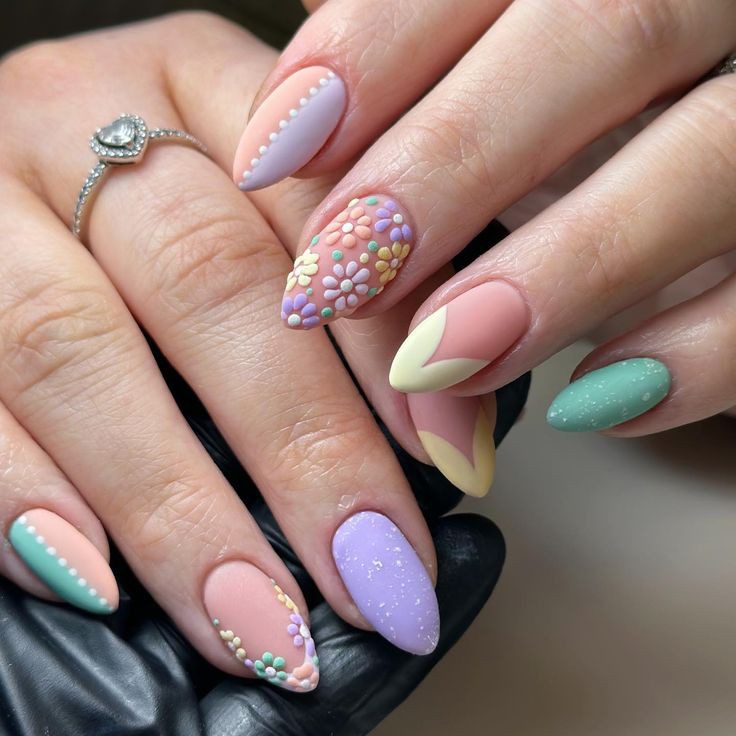 Simple Easter Nail Ideas (7)