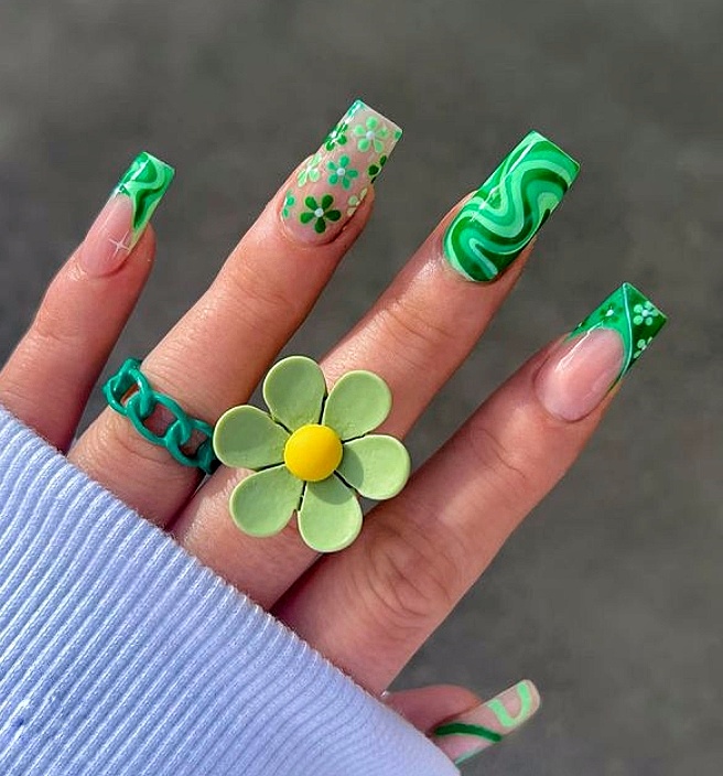 St. Patrick's Day Nail Art- Lucky As Gold – Nails Truly LLC