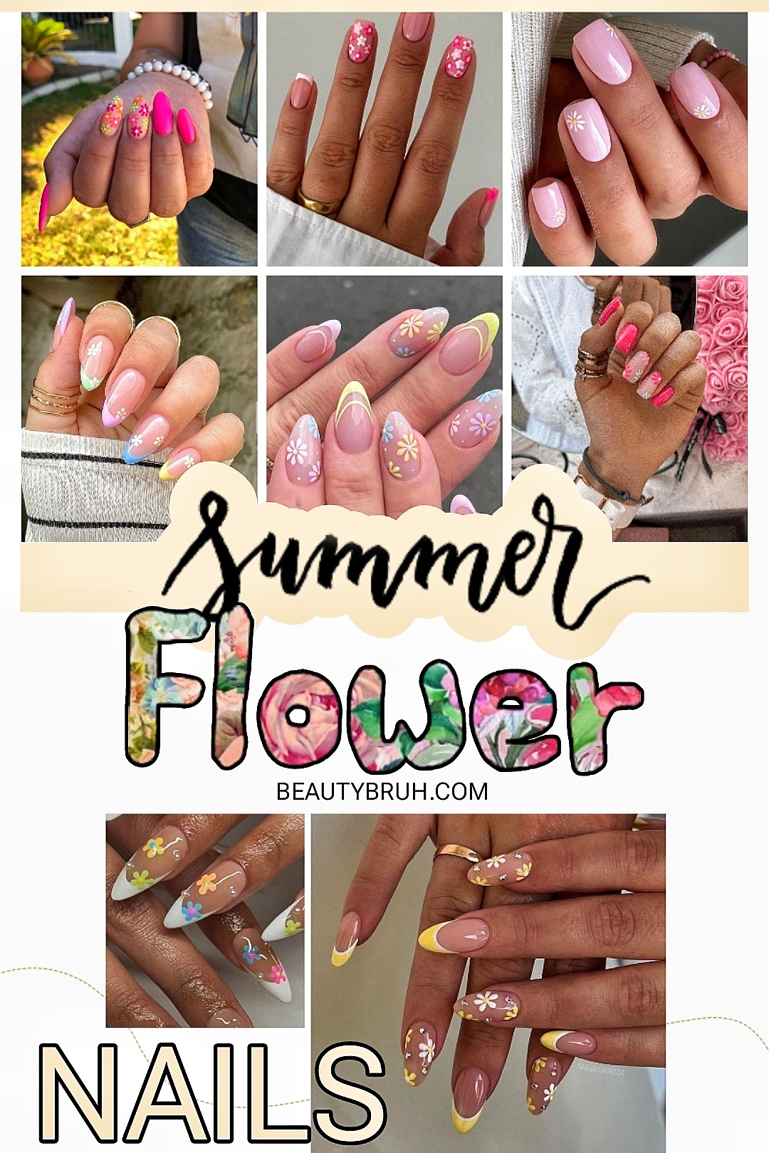 Summer Flower Nails (1)