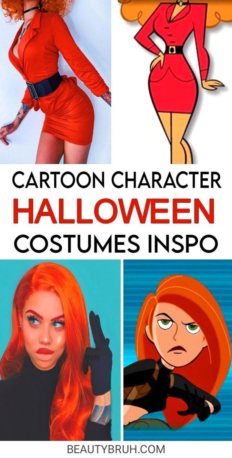 Halloween Cartoon Character Costume Ideas