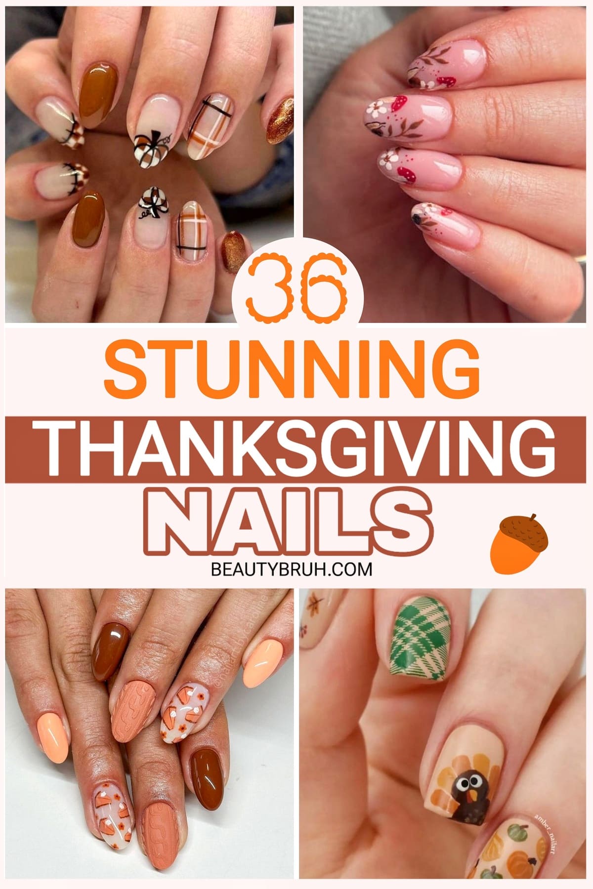 36 Thanksgiving Nails 2024