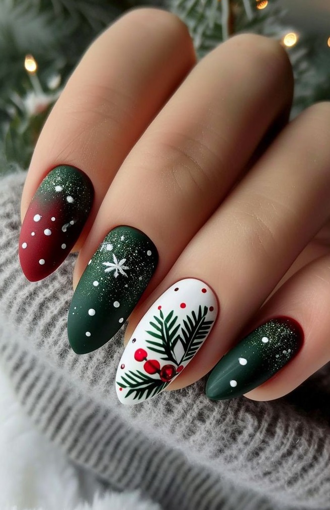 December Nail Art