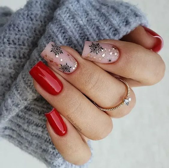 Easy Winter Nail Art (2)