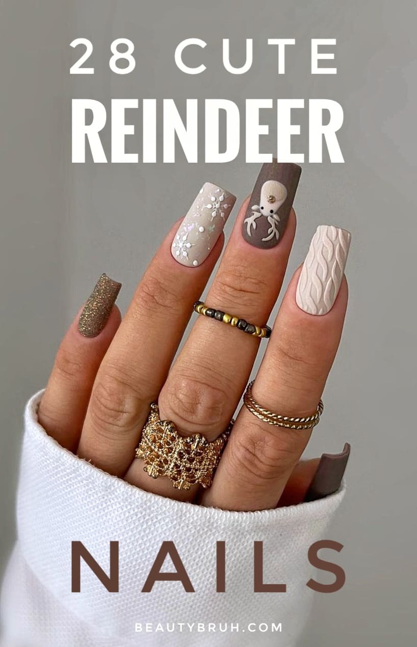 Reindeer Nail For Christmas