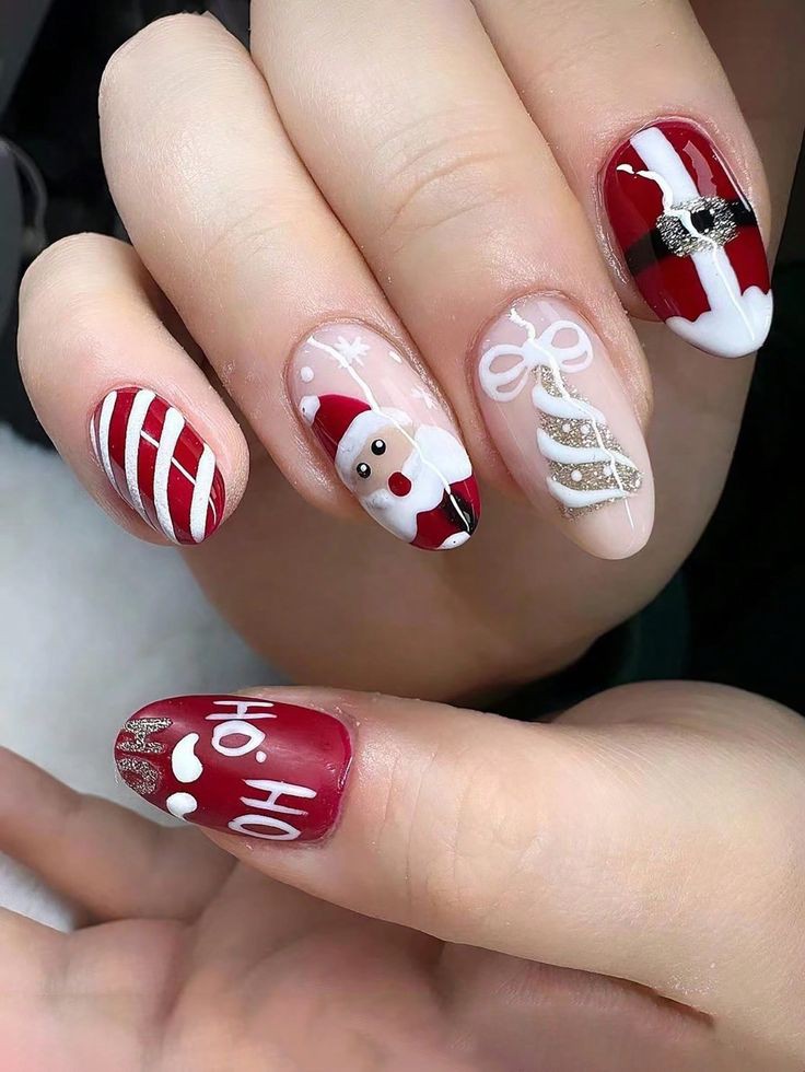 Santa Clause Nails (7)