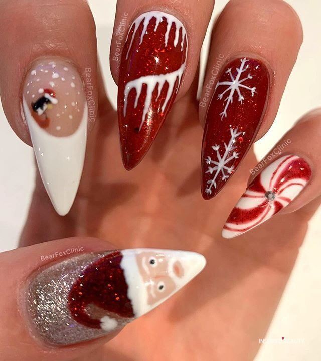 Santa Nail Design Ideas (2)