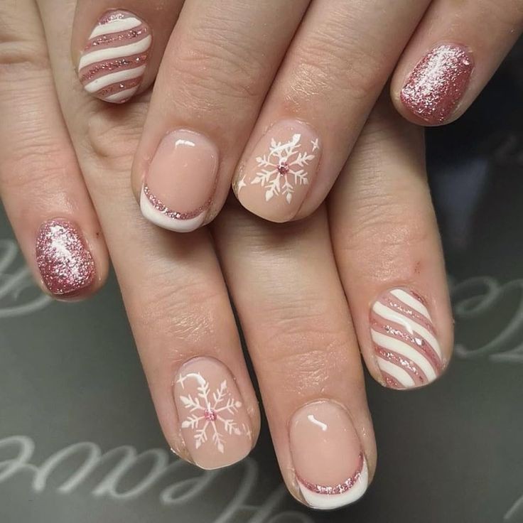 Short Winter Nail Art (2)