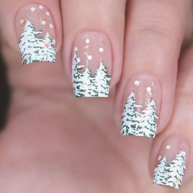 Short Winter Nail Art (6)