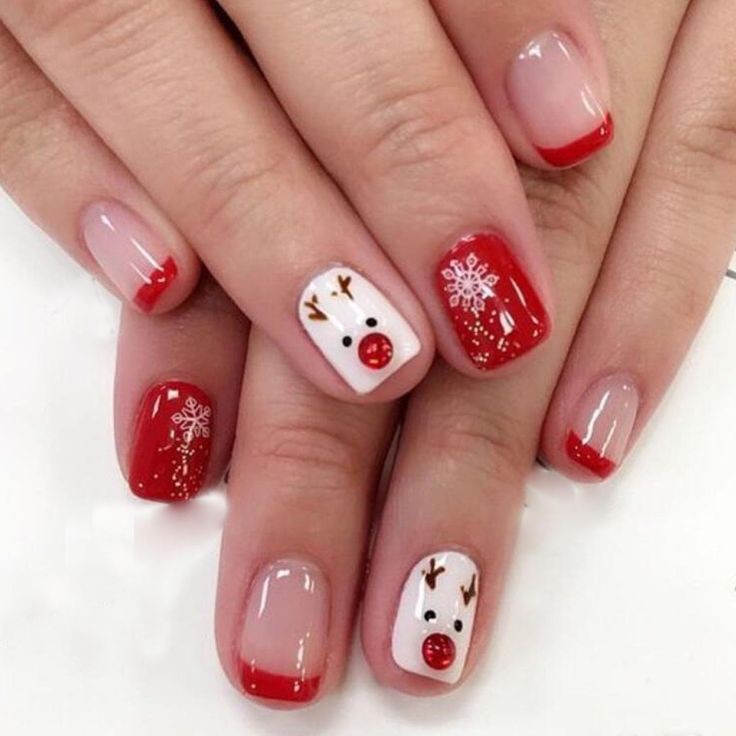 Short Winter Nail Art (7)