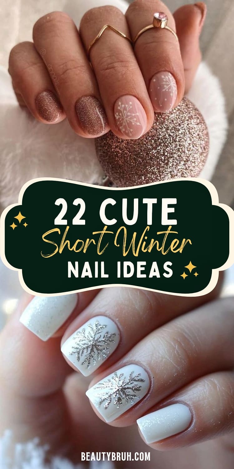 Short Winter Nail Ideas (2)