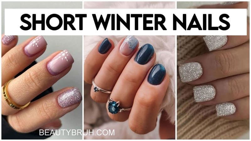 Short Winter Nail Inspo