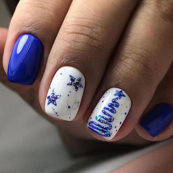 Simple Short Winter Nail Ideas (10)