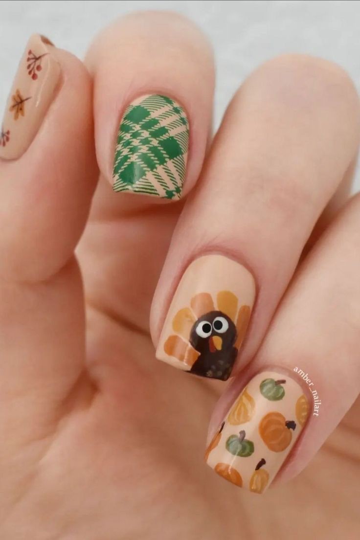 Thanksgiving Nail Design (3)