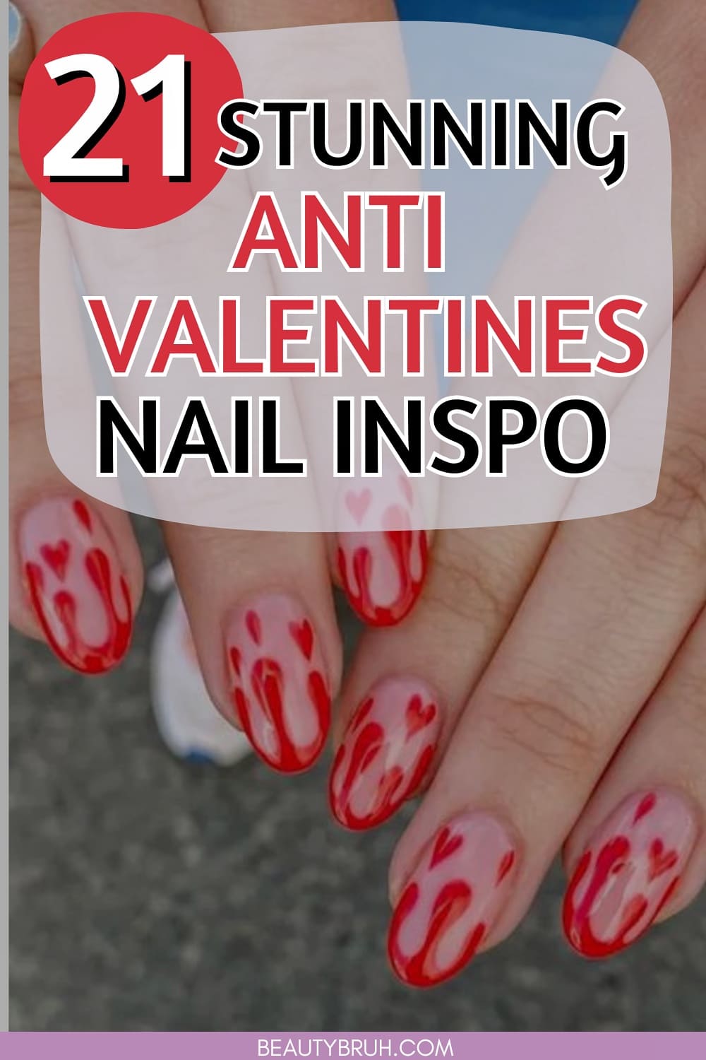 Anti Valentines Single Nails (2)