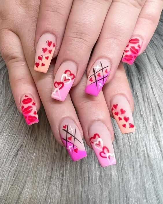 Anti Valentines Single Nails (3)