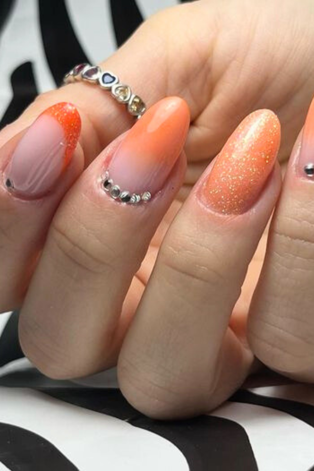 Orange Nail Designs (2)