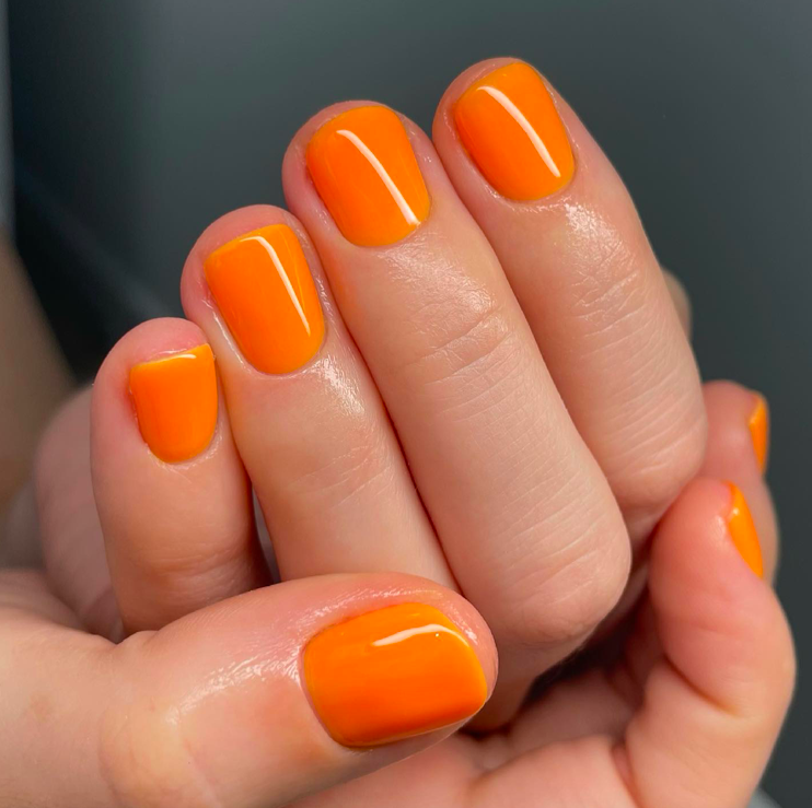 Orange Nail Designs (2)