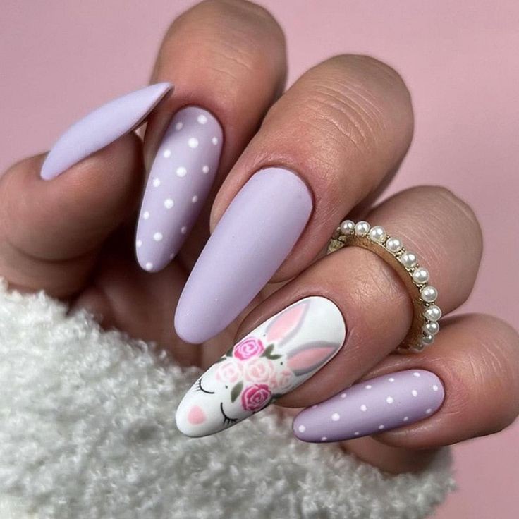 Simple Easter nail Art (5)