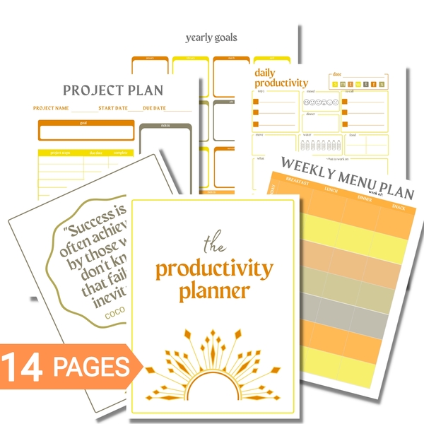 Productivity Planner 1